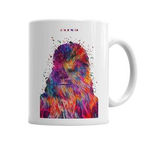 Baskı Dükkanı KB1418 Chewbacca Porselen Kupa Bardak
