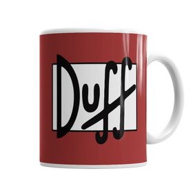 Baskı Dükkanı KB1422 Cerveja Duff Porselen Kupa Bardak