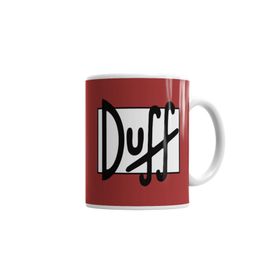 Baskı Dükkanı KB1422 Cerveja Duff Porselen Kupa Bardak