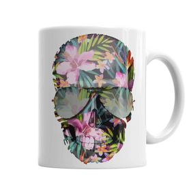 Baskı Dükkanı KB1423 Caveira Summer Porselen Kupa Bardak
