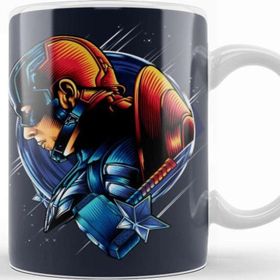 Baskı Dükkanı KB1440 Captain America Porselen Kupa Bardak
