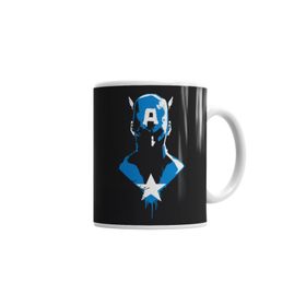 Baskı Dükkanı KB1442 Capitao America Porselen Kupa Bardak