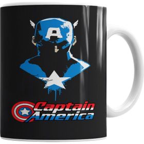 Baskı Dükkanı KB1442 Capitao America Porselen Kupa Bardak