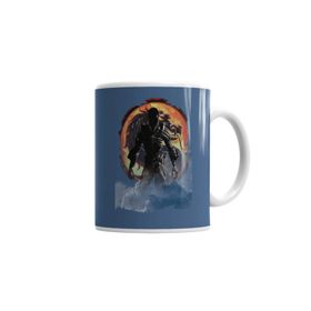 Baskı Dükkanı KB1443 Alien Mortal Kombat Gamer Games Porselen Kupa Bardak
