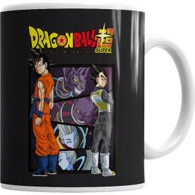 Baskı Dükkanı KB1444 Dragon Ball Super Goku E Vejita Porselen Kupa Bardak