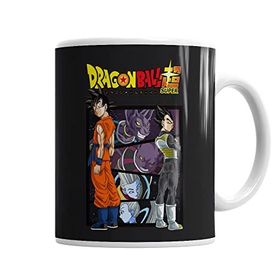 Baskı Dükkanı KB1444 Dragon Ball Super Goku E Vejita Porselen Kupa Bardak