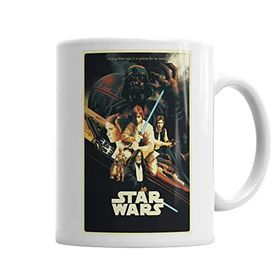 Baskı Dükkanı KB1445 Star Wars Guerra Nas Estrelas Porselen Kupa Bardak