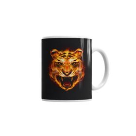Baskı Dükkanı KB1446 Tigre Porselen Kupa Bardak