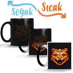 Baskı Dükkanı KB1446 Tigre Porselen Kupa Bardak
