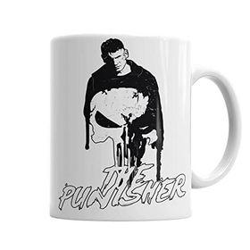 Baskı Dükkanı KB1448 The Punisher O Justiceiro Porselen Kupa Bardak
