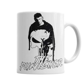 Baskı Dükkanı KB1448 The Punisher O Justiceiro Porselen Kupa Bardak