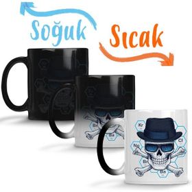 Baskı Dükkanı KB145 Breaking Bad Skull Porselen Kupa Bardak