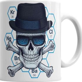 Baskı Dükkanı KB145 Breaking Bad Skull Porselen Kupa Bardak