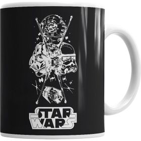 Baskı Dükkanı KB1451 Star Wars Vader Estrela Da Morte Porselen Kupa Bardak