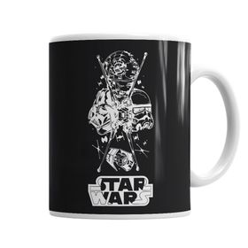 Baskı Dükkanı KB1451 Star Wars Vader Estrela Da Morte Porselen Kupa Bardak