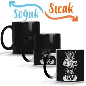 Baskı Dükkanı KB1451 Star Wars Vader Estrela Da Morte Porselen Kupa Bardak
