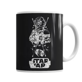 Baskı Dükkanı KB1451 Star Wars Vader Estrela Da Morte Porselen Kupa Bardak