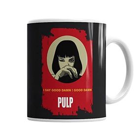 Baskı Dükkanı KB1460 Pulp Fiction Gooddamn Mia Wallace Porselen Kupa Bardak