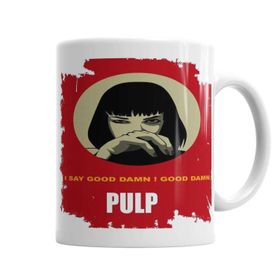 Baskı Dükkanı KB1460 Pulp Fiction Gooddamn Mia Wallace Porselen Kupa Bardak