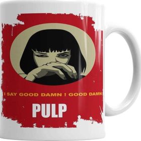 Baskı Dükkanı KB1460 Pulp Fiction Gooddamn Mia Wallace Porselen Kupa Bardak