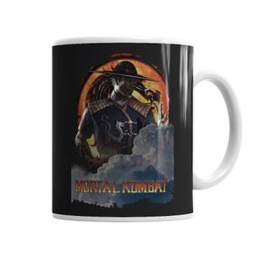 Baskı Dükkanı KB1470 Mortal Kombat Kung Lao Game Porselen Kupa Bardak