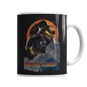 Baskı Dükkanı KB1470 Mortal Kombat Kung Lao Game Porselen Kupa Bardak