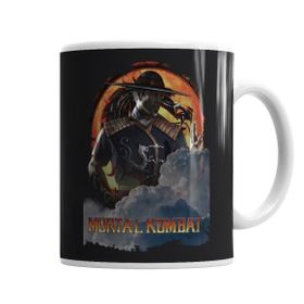 Baskı Dükkanı KB1470 Mortal Kombat Kung Lao Game Porselen Kupa Bardak
