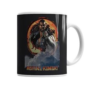 Baskı Dükkanı KB1473 Mortal Kombat Jason Briggs Game Porselen Kupa Bardak