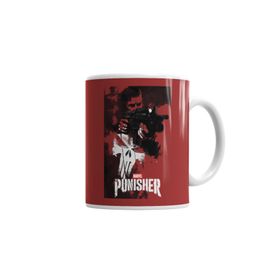 Baskı Dükkanı KB1475 Marvels The Punisher O Justiceiro Porselen Kupa Bardak