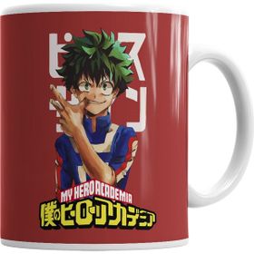 Baskı Dükkanı KB1476 Midoriya Izuku Boku No Hero Academia Porselen Kupa Bardak