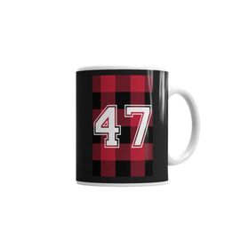 Baskı Dükkanı KB1477 Camiseta 47 Porselen Kupa Bardak