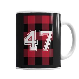 Baskı Dükkanı KB1477 Camiseta 47 Porselen Kupa Bardak