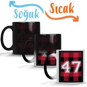 Baskı Dükkanı KB1477 Camiseta 47 Porselen Kupa Bardak