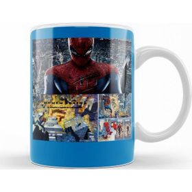 Baskı Dükkanı KB1480 Homem Aranha Spider Man Porselen Kupa Bardak