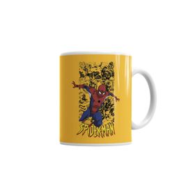 Baskı Dükkanı KB1480 Homem Aranha Spider Man Porselen Kupa Bardak