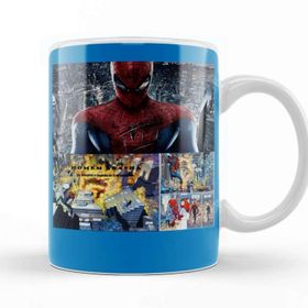 Baskı Dükkanı KB1480 Homem Aranha Spider Man Porselen Kupa Bardak