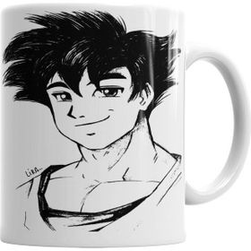 Baskı Dükkanı KB1482 Goku Dragon Ball Super Porselen Kupa Bardak