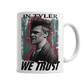 Baskı Dükkanı KB1490 Clube Da Luta Em Tyler Durden Porselen Kupa Bardak