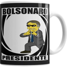 Baskı Dükkanı KB1494 Bolsonaro Presidente Porselen Kupa Bardak