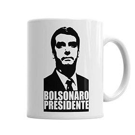 Baskı Dükkanı KB1494 Bolsonaro Presidente Porselen Kupa Bardak