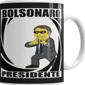 Baskı Dükkanı KB1494 Bolsonaro Presidente Porselen Kupa Bardak