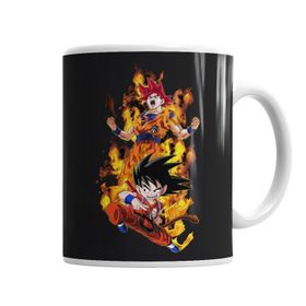 Baskı Dükkanı KB1501 Goku Explosao God Porselen Kupa Bardak