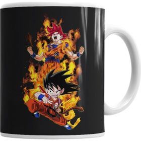 Baskı Dükkanı KB1501 Goku Explosao God Porselen Kupa Bardak