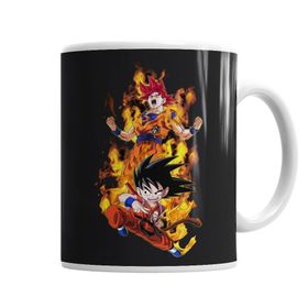 Baskı Dükkanı KB1501 Goku Explosao God Porselen Kupa Bardak