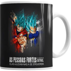 Baskı Dükkanı KB1502 Goku E Vegeta Porselen Kupa Bardak