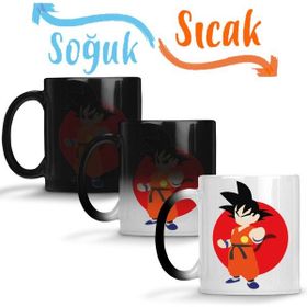 Baskı Dükkanı KB1503 Goku Criança Porselen Kupa Bardak