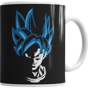 Baskı Dükkanı KB1505 Goku Blue Porselen Kupa Bardak