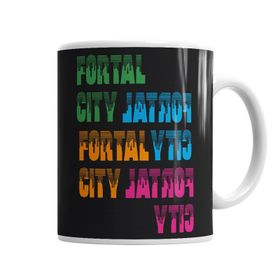 Baskı Dükkanı KB1526 Fortal City Porselen Kupa Bardak