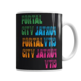 Baskı Dükkanı KB1526 Fortal City Porselen Kupa Bardak
