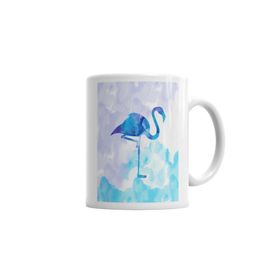 Baskı Dükkanı KB1536 Flamingo Bulutlarda Porselen Kupa Bardak